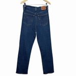 Levi's  Womens Ribcage Straight Jeans 31 High Rise Button Fly Blue Denim Classic Photo 4