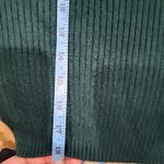 Forever 21 *5/$25 Sale* Green Rib knit mock turtleneck cropped sweater sz S Photo 1