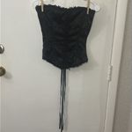 Frederick's of Hollywood VTG Frederick’s of Hollywood Black Lace Up Boned Bustier/Corset Size 34 Photo 9