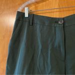 Etro Pants Dark Olive Green Wool Pants Lightweight Luxury Made In Italy Size 48 Photo 1