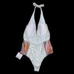 Unify the Ties Inner Peace One Piece Swimsuit Sz M Pearl Shimmer New MSRP $150 Pink Size M Photo 4