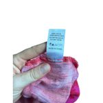 Pomander Place Hot Pink Ikat Kenzo Dress Tiered V Neck Long Sleeve Mini XS Photo 9