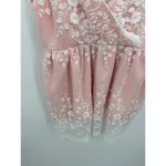 Romwe Pink Floral Lace Babydoll Tank Women Size 1XL Bratz Feminine Coquette Photo 2