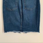 Madewell Dark Wash A-symmetrical Denim Skirt Size 28 Photo 7