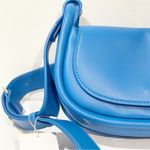 Street Level  Blue Chunky Georgiana Saddle Bag Shoulder Bag NEW Photo 1