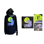 Disney Vintage  Nightmare Before Christmas Hoodie Medium Jack Sally Spira… Photo 2