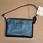 Coach  Star Rivet Metallic Blue Wristlet NEW Photo 6