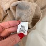 Notations  Tan Owl Print Sweater Faux Collar Cuff Knit Long Sleeve Women’s 1X Photo 6