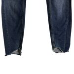 ZARA Basic Chewed Raw Hem Mid Rise Zip Pocket Skinny Jeans Size 4 Photo 5