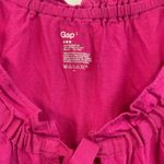 Gap  Pink Ruffle Neck Sleeveless Cotton Top Size Large y2k 2010 Photo 1