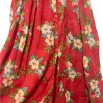 Metropolitan vintage red flower print dress size small Photo 1
