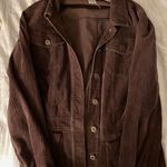 Brown Corduroy Jacket Size M Photo 0