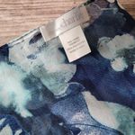 Charming Charlie  Blue White Floral Infinity Scarf Photo 2