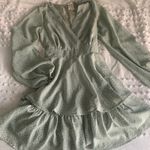 Long Sleeve Green Sundress Photo 0