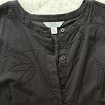 Croft & Barrow Sleeveless Flared Black Dress Photo 3