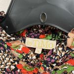 ByTimo | Floral Print Mini Long Sleeve DressSize Small Black Photo 3