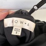 Rowa Emma Black Sequins Ruffle Top Mini Dress SZ S Photo 10