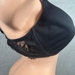 Chantelle  36DDD Bra Black Underwire Back Closure Adjustable Lace Bottom Photo 11