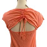 LA Made  Coral Short Sleeve Dress Back Detail Large New Photo 5
