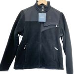 Lands' End Womens S Thermacheck 300 Fleece Jacket Black Full Zip Fall Gorpcore Photo 0