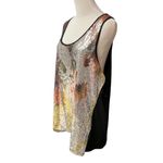 Moa Moa Vintage  Sequin Pattern Scoop Neck Tank Top Pulllover Dressy Tee Size 3X Photo 2