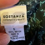 Vtg 90s bright floral tank top Green Size M Photo 1