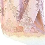 Heartloom Revolve Women's Dusty Pink Lace Coquette Top Blouse New Photo 8