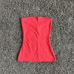Aritzia Original Contour Hip Tube Top in cherry red, size XS Photo 4