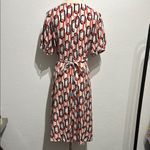Banana Republic Chain Link Silk Print Dress Photo 2