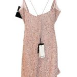 Retrofête Retrofete Mich Embellished Party Celebrity Sequin Mini Dress Pink Size M NWT Photo 8