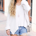 Free People ✨ 
Take Over Me V-Neck Knit Sweater✨ Photo 0