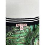 Juicy Couture  Sheer Tropical Palm Tree Leaf Bomber Jacket Small Photo 5