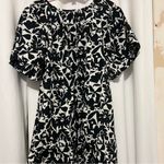 Free Assembly Women's Square Neck Print Mini Dress with Short Sleeves Photo 7