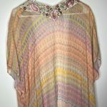Anthropologie Soft Surroundings Embroidered Floral Colorful Open Kimono Photo 9
