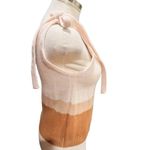 MISS SPARKLING Pink/Yellow/Terracotta Boho Desert Sweater Tank Top Size M NWT Pink Size M Photo 4