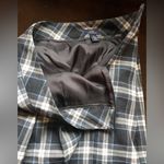 Brooks Brothers 346  Checkered Plaid White,Gray & Blue Midi Skirt Size 6 Photo 91