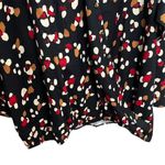 Kate & Mallory Women's 1X Multicolor Abstract V Neck Blouse Casual Art to Wear Photo 3