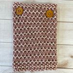 Simply Noelle  Nantucket Collection Mauve & Cream Crochet Wrap Shawl with Buttons Photo 11