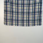 Veronica Beard  Women's Roman Blue Plaid Print Knee Length Mini Skirt Size 0 Photo 2