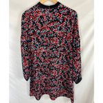 Loft Ann Taylor  Berry Velvet Trim Cutout Dress Size Small Tall Photo 6