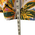 Colorful Print Bell Sleeve Jacket Top Shirt Ali Miles Abstract Women’s Large Fit Yellow Photo 3