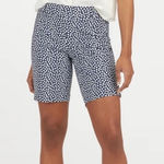 Spanx Sunshine Shorts 10” Navy Painted Dot XL Photo 0