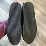 GABRIELLA MICHEL Michel Embroidered Rose Slip On Suede Sz 38 Black Photo 4