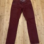 prAna  Women's Jeans in Rich Burgundy Photo 2