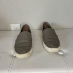 Vince  Perforated Leather Blair Sneakers Smokey Gray Woodsmoke Size 7 Photo 2