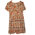 BILA Short Babydoll Dress Women Size XS Paisley BOHO Gypsy Festival Western Orange Photo 1