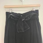 MISA Los Angeles  Black Velvet Cropped Wideleg Pant size small Photo 5