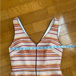 Trina Turk Garden Tea Striped V-neck dress Sz 6 new nwt straight modern party Photo 14