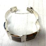 Sterling Silver TAXCO three piece set with inlaid gemstones, NWOT Photo 9