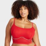 Auden Women's Rhinestone Lingerie Corset - ™ Red Photo 1